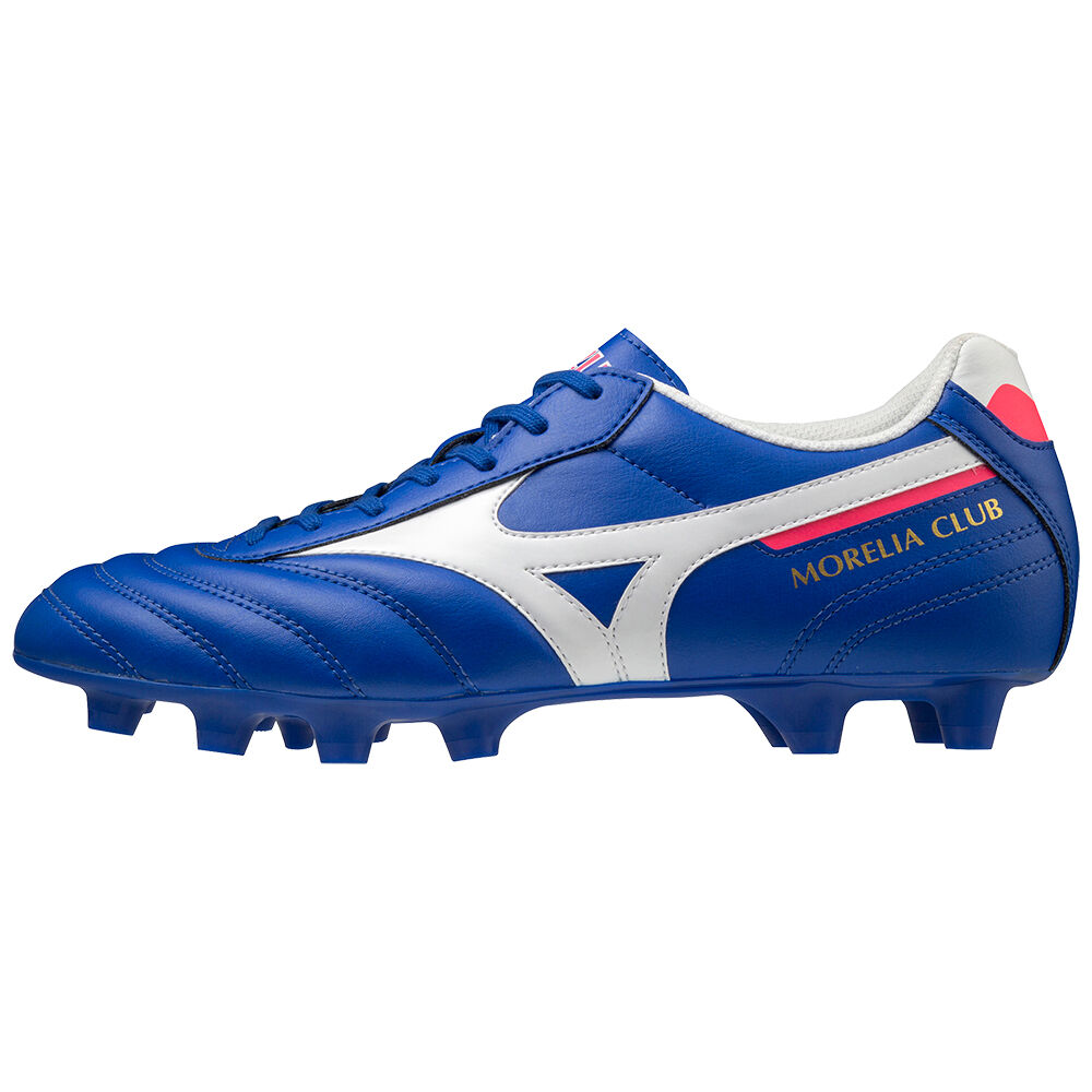 Botas de Futbol Mizuno Morelia II Club Mujer Azules/Blancas España HOBR-91540